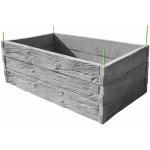 Barigadi Vyvýšený záhon betonový 200x100 x 75 cm, dřevo, přírodní šedá – Hledejceny.cz