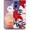 Pouzdro a kryt na mobilní telefon Motorola Picasee ULTIMATE CASE pro Motorola Moto G85 Red Lily