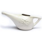 Phoenix Import Neti Pot konvička na výplach nosu keramická s himálajskou solí nosnÍ sprcha 150 ml – Zbozi.Blesk.cz