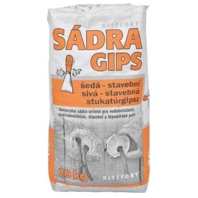 Sádra stavební ŠEDÁ 20kg – Hledejceny.cz