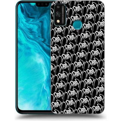 Pouzdro Picasee silikonové Honor 9X Lite - Separ - White On Black 2 černé – Zboží Mobilmania