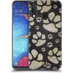 Pouzdro Head Case Samsung Galaxy A20e TLAPKY ŠEDÉ