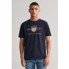 Pánské Tričko Gant tričko REG ARCHIVE SHIELD SS T-SHIRT modrá