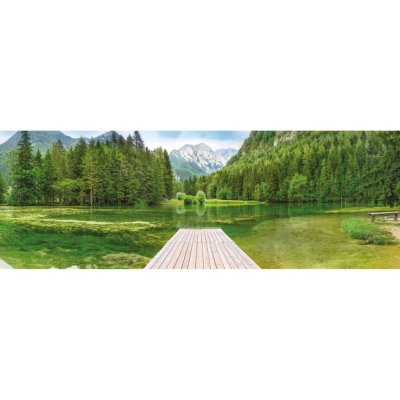 Komar Papírová fototapeta Green Lake 368 x 127 cm – Zboží Mobilmania