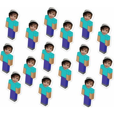 Personal Personalizované konfety Minecraft – Zboží Dáma