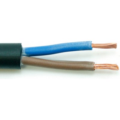 Kablo Vrchlabí H05VV-F 2x0,75 černý (CYSY 2Dx0,75) DP420000702XCFN
