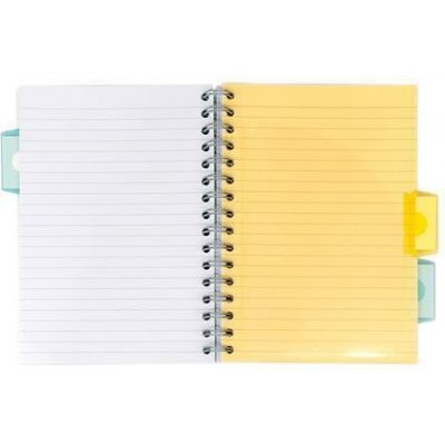 PUKKA PAD Spirálový sešit Pastel project book mix A5 linkovaný – Sleviste.cz