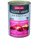 Animonda GranCarno Sensitiv Adult hovězí s bramborami 400 g – Hledejceny.cz