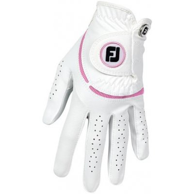 FootJoy WeatherSof Womens Golf Glove bílo/růžová levá S – Zboží Dáma