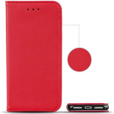 Sligo Case Pouzdro Sligo Smart na Xiaomi Redmi 13C - Power Magnet - červené