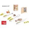 Vařečka Vacu Vin/IIC Dárkový set- metla na šlehání, odstranovač jadřinců, servírovací lopatk Baking set VacuVin