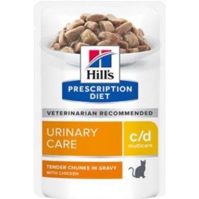 Hill's Prescription Diet C/D MultiCare Chicken NEW 12 x 85 g – Zbozi.Blesk.cz