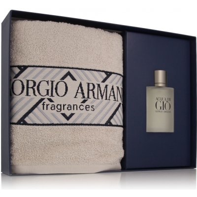 Giorgio Armani Acqua di Gio pour Homme EDT 100 ml + ručník M dárková sada – Zbozi.Blesk.cz