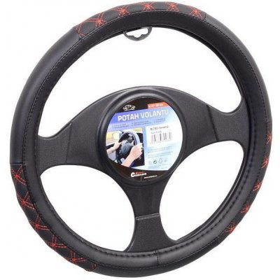 Potah volantu BLIND červený | Compass | Zboží Auto