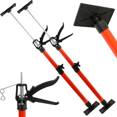 tectake 402399 2 teleskopické stavební podpěry stropní 115-290cm - červená – Zboží Mobilmania