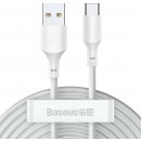 Baseus TZCATZJ-02 2x USB - USB Type C rychlé nabíjení Power Delivery Quick Charge 40 W 5, 1,5m, bílý