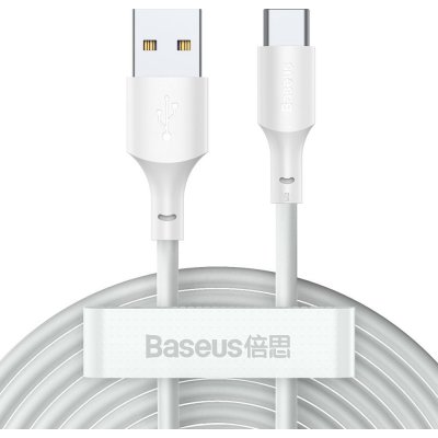 Baseus TZCATZJ-02 2x USB - USB Type C rychlé nabíjení Power Delivery Quick Charge 40 W 5, 1,5m, bílý – Sleviste.cz