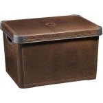Curver Box úložný dekorativní L Leather – Sleviste.cz