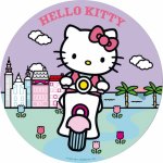 Jedlý tisk HELLO KITTY ● materiál: FONDÁNOVÝ DECORLIST ✴️, ● velikost: mini kolečka 40 mm (30 ks na A4) ☝ – Zbozi.Blesk.cz