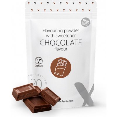 SimplyMix čokoládová příchuť 20 porcí 60 g – Zboží Mobilmania