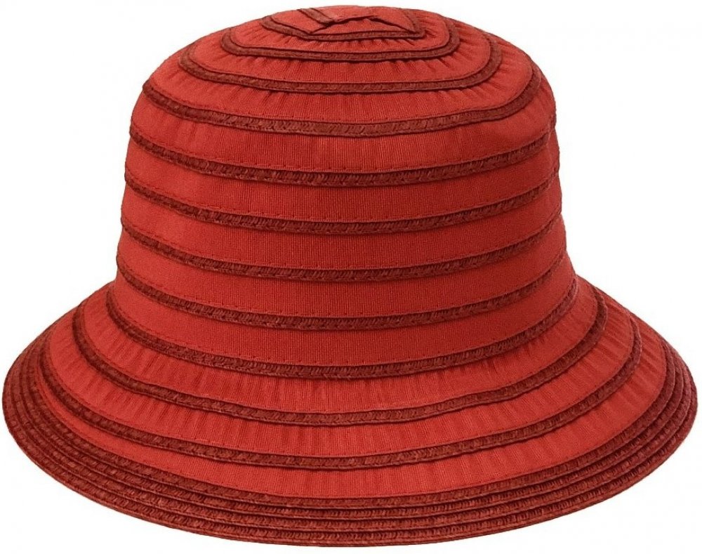 Dámský červený letní klobouček bucket hat Personality | Srovnanicen.cz
