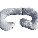 KHC Těhotenský a kojící polštář Zuzanka Hvězdy na šedé – Zboží Dáma