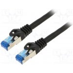 Lanberg PCF6A-10CC-0100-BK Patch S/FTP Kat. 6a RJ45 vidlice z obou stran lanko CCA – Zboží Živě