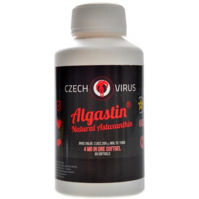 Czech Virus Algastin Natural Astaxanthin 60 kapslí – Hledejceny.cz