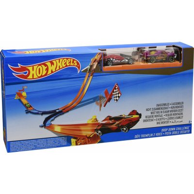 Mattel Hot Autodráha Wheels Dvojitý sjezd – Zboží Mobilmania