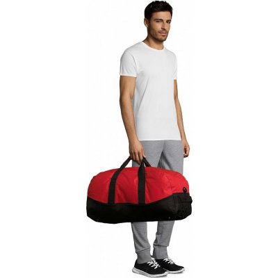 Sol's Bags Stadium s nožičkami a zesílenými uchy Červená černá 65 x 30 x 28 cm LB70650 – Zboží Dáma
