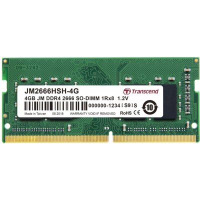 Transcend SODIMM DDR4 4GB 2666MHz CL19 JM2666HSH-4G