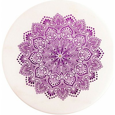 Nefertitis Stojánek mramorový na vonné tyčinky Mandala srdce cca 10 cm – Hledejceny.cz