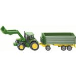 Siku 1843 John Deere s čelním nakladačem a přívěsem 1:87 – Hledejceny.cz