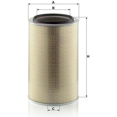 MANN-FILTER Vzduchový filtr MANN C331600/2 (MF C331600/2) – Hledejceny.cz
