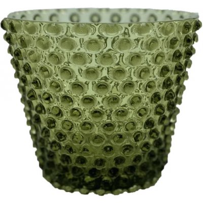 Váza, Svícen,Květináč,Mísa 16cm - Hobnail – Ananas – lesní zelená – Hledejceny.cz