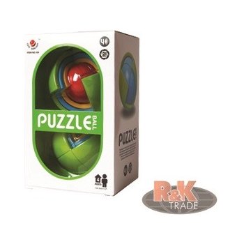 Logická skládačka PUZZLE koule 3D Green