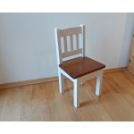 Via-nábytek Dětská židlička Moření bílá dub