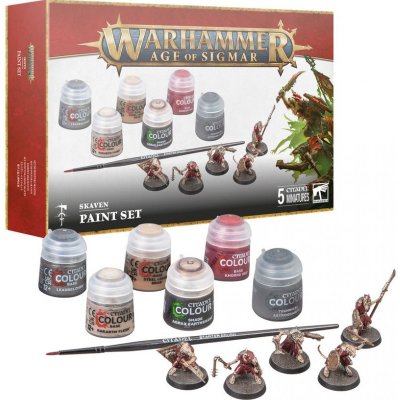 GW Warhammer Age of Sigmar Skaven + Paints Set – Hledejceny.cz