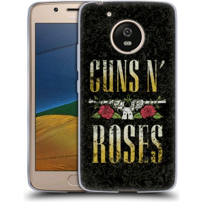 Pouzdro HEAD CASE Lenovo Moto G5 hudební skupina Guns N Roses text – Zboží Mobilmania