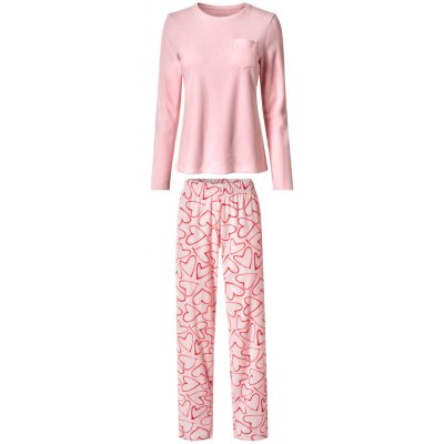 esmara Dámské fleecové pyžamo (světle růžová XS(32/34)) – Zboží Dáma
