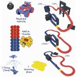 Flextrem Flexibilní autodráha Spidey Marvel Set Smoby s elektronickým autíčkem 184 dílů dráhy 4,40 m délka s pavučinou od 4 let – Sleviste.cz