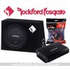 Subwoofer do auta Rockford Fosgate R1L-1X12 + R150-2 + Kabelový set