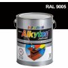 Barvy na kov Alkyton RAL 9005 černá matná, hladký mat obsah 0,75l