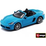 Bburago Porsche 718 Boxster modrá 1:24 – Hledejceny.cz
