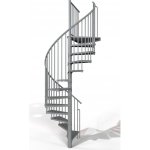 Minka STAIRS Kovové točité schodiště Rondo Smart šedé pr. 140 cm – Hledejceny.cz