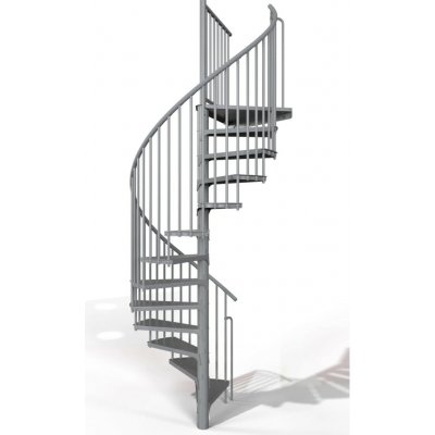 Minka STAIRS Kovové točité schodiště Rondo Smart šedé pr. 140 cm – Hledejceny.cz