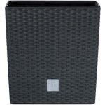 Prosperplast RATO LOW antracit 26.2 x 26.2 x 26.6 cm – Zboží Mobilmania