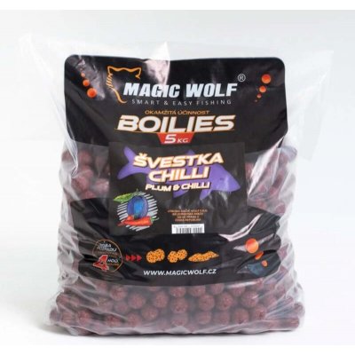 Magic Wolf boilies 5 kg 20 mm Švestka / Chilli – Zboží Dáma