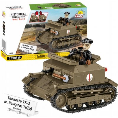 COBI 2658 World War II 1:28 Polský lehký tank Tankette TK-3 – Hledejceny.cz