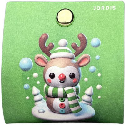 Jordis čokoláda tmavá 67% Vánoce 4 g – Zboží Dáma